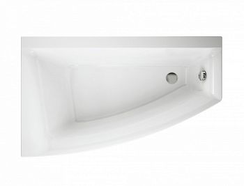 Cersanit VIRGO MAX Асимметричная акриловая ванна 150x90, левосторонняя, без ножек в Лабинске