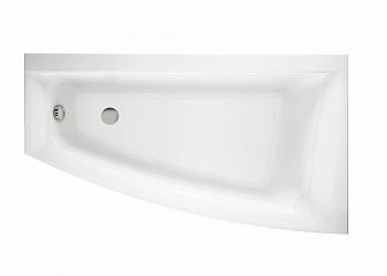 Cersanit VIRGO MAX Асимметричная акриловая ванна 160x90, правосторонняя, без ножек, белая в Лабинске