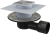 APV3344 Сливной трап 105 × 105/50/75, подводка – боковая, решетка – нержавеющая сталь, фланец –нержа Alca Plast в Лабинске