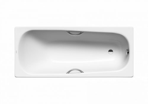Стальная ванна Kaldewei SANIFORM PLUS STAR Mod. 337, 1800*800*410, Easy clean, alpine white, без ножек, с отверстиями для ручек в Лабинске
