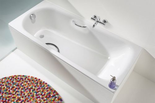 Kaldewei Eurowa Verp. Стальная ванна 150*70*39, alpine white, без ножек, с отверстиями для ручек в Лабинске